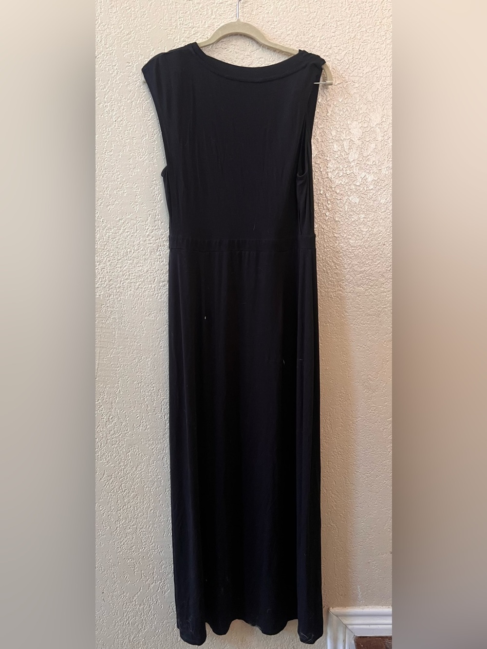 Bravissimo Really Super Curvy Cap Sleeve Maxi Dress US 12 Black - Picture 3 of 7